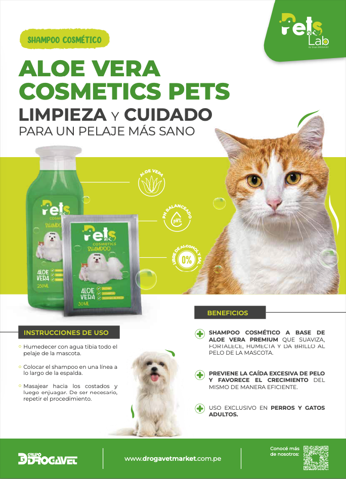 Aloe Vera Cosmetics Pets